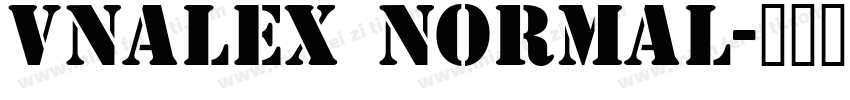VNAlex Normal字体转换